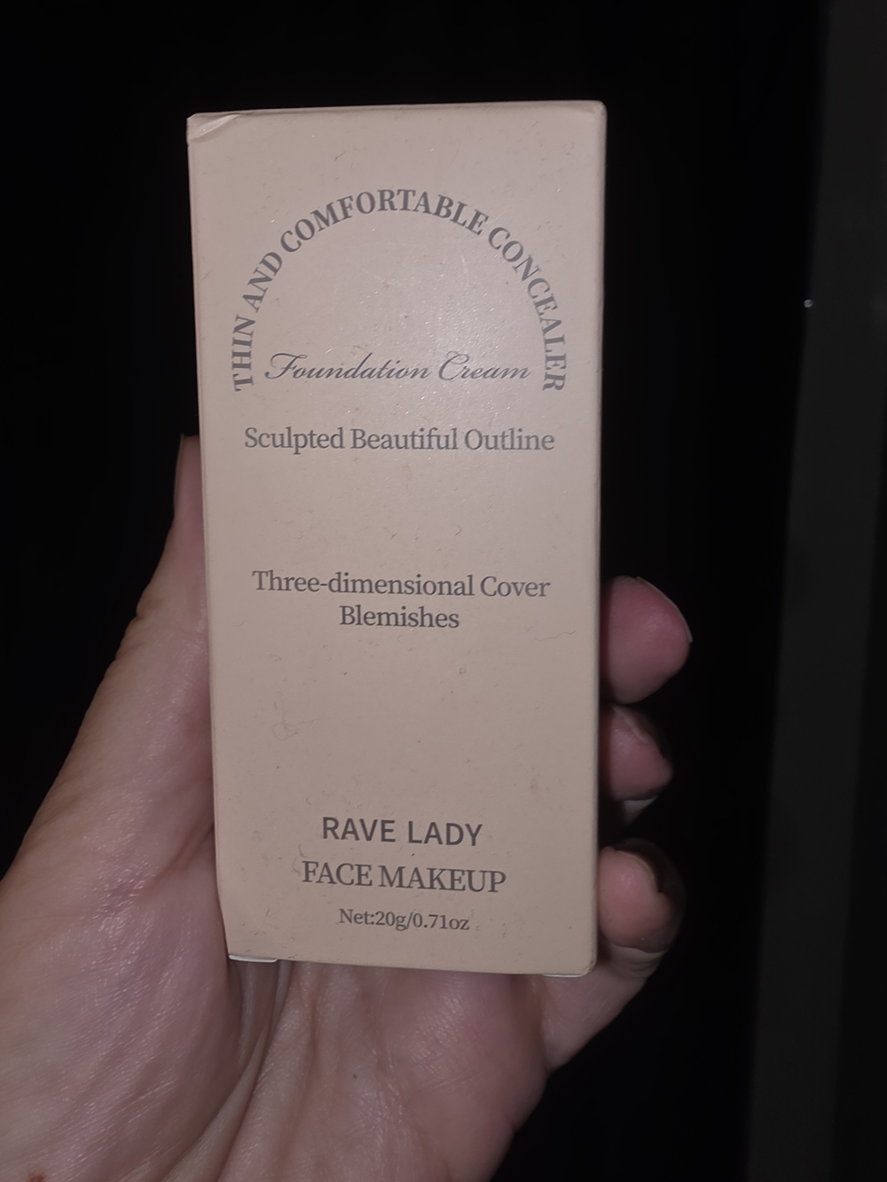 Rave Lady Foundation Cream Concealer Wheat Beige Makeup Beauty Tiktok Viral New